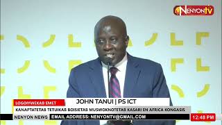 ICT PS JOHN TANUI HAILS DATA CENTRE LAUNCH AS BOOST TO KENYA’S DIGITAL ECONOMY