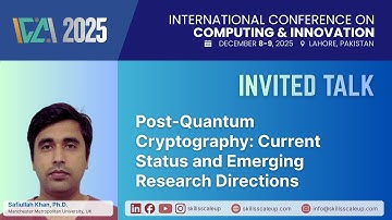 Invited Talk by Safillah Khan, Ph.D. - ICCI 2025