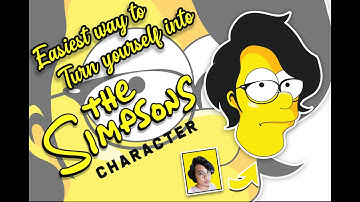 Easiest way to turn yourself into THE SIMPSONS character.