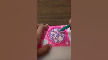 Satisfying ASMR spirograph drawing #shorts #art #spirograph #asmr #satisfying #trending #relaxing