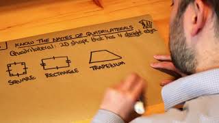 Know the names of quadrilaterals.