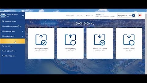 Hướng dẫn khai báo Eport CẢNG ĐIỆN TỬ tại Cảng Hải Phòng (cảng Tân Vũ)