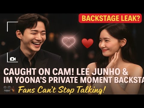 Caught on Cam! Lee Junho and Im Yoona’s Private Moment Backstage Sparks