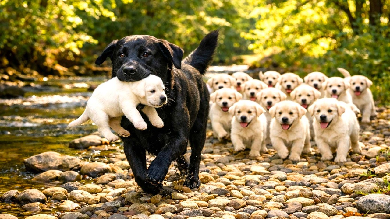 Я была поражена! Эта новоиспеченная хозяйка собак сама привела меня к своим щенкам. 🐶🐕😘❤️