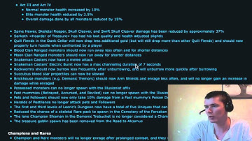 1.0.4 Patch "Cliff Notes" - What