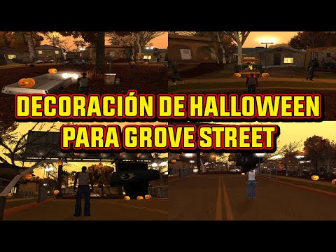 Decoración de Halloween en Grove Street | GTA San Andreas Mods