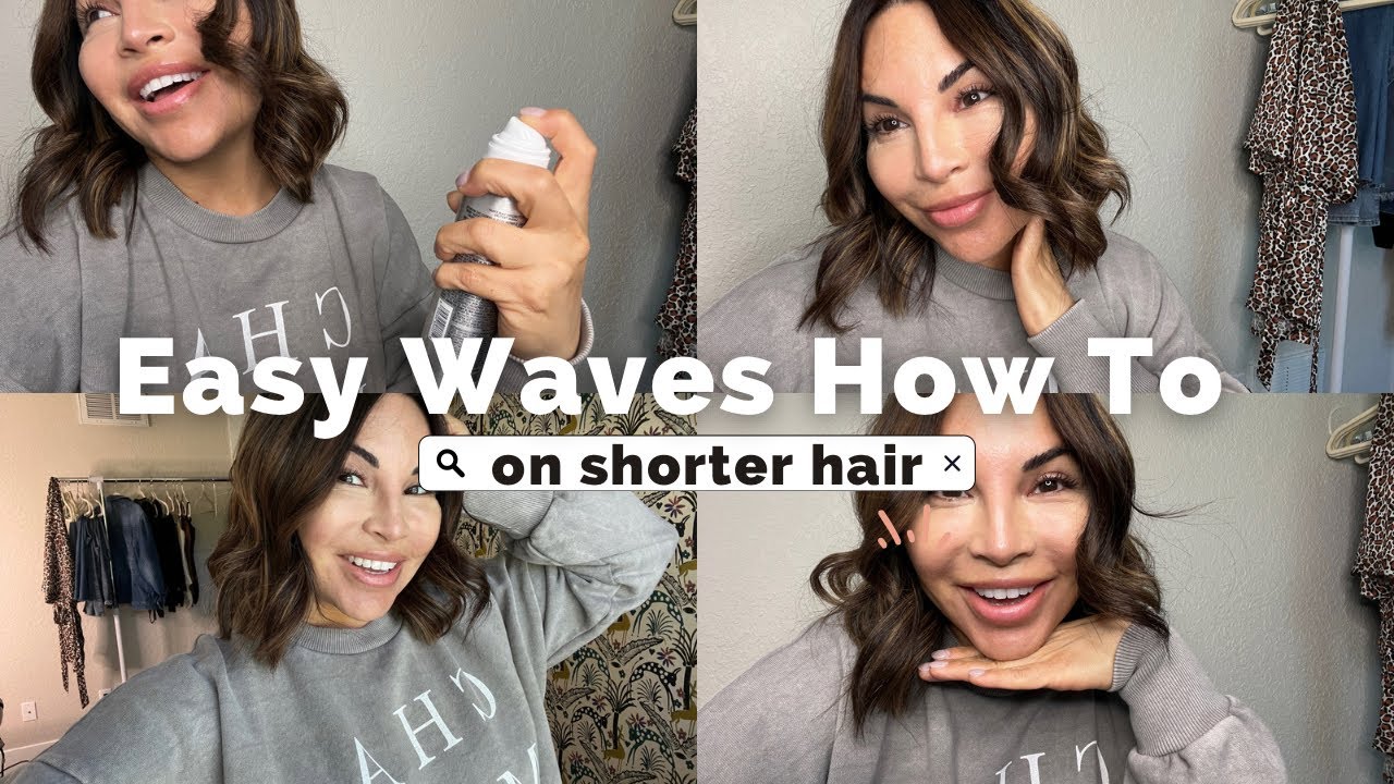 short hair how to do beach curls with a curling iron