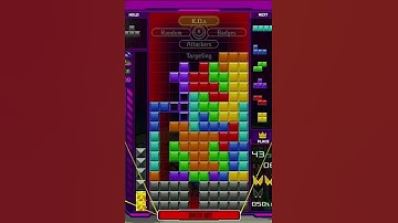 Shachiku T-spin Triple #tetris99 #tetris #tspin #tetrisgameplay #テトリス #テトリス99