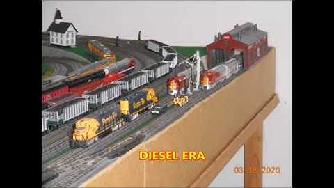 N-scale scene change #2 ( engine shed)