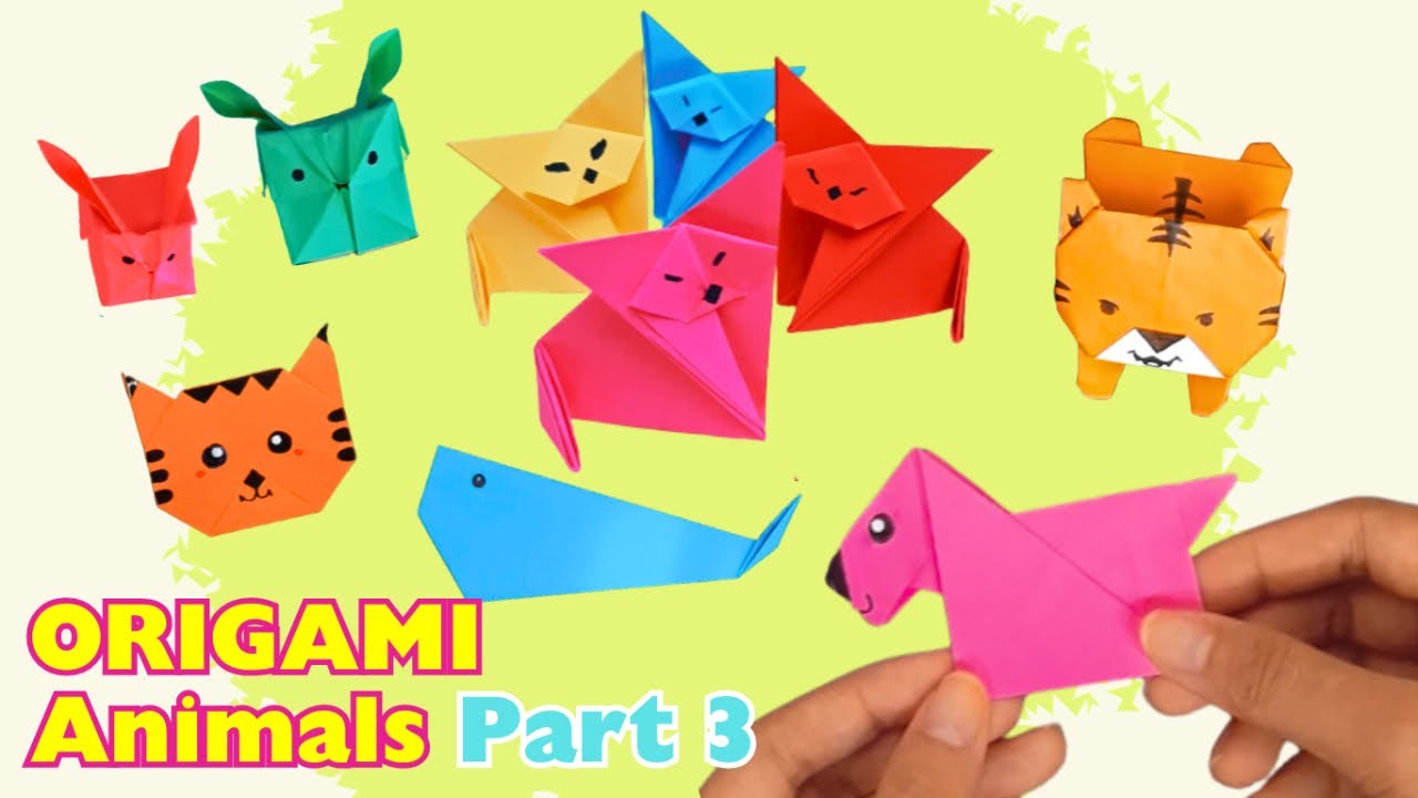 Origami Animals Compilation PART 3 | Kompilasi Shorts Origami Hewan | How To Make Paper Animals Easy