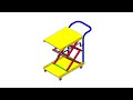 SCISSOR TROLLEY | SOLIDWORKS ANIMATION | MOTION STUDY SOLIDWORKS TUTORIAL | SOLIDWORKS 3D MODELLING