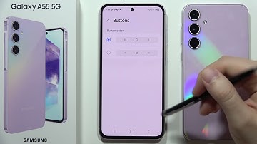 Hoe u navigatie met 3 knoppen op de SAMSUNG Galaxy A55 5G inschakelt - Systeemnavigatie