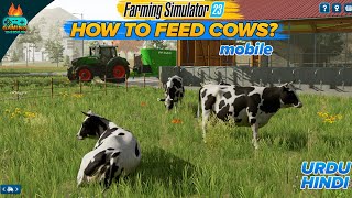 How to feed Cows? Easy method in urdu hindi | Farming Simulator 23 Tutorial, fs23 screenshot 4
