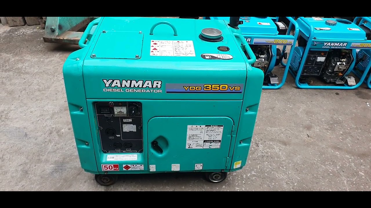 Lên sàn lô máy phát điện nhật bãi chạy dầu yanma rất chất lượng tiết kiệm nhiên liệu. LH O947253367 