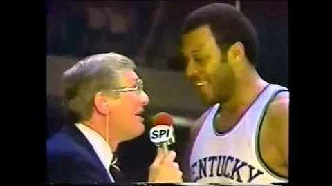 1984 Melvin Turpin Interview with Joe Dean After W...