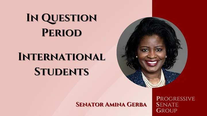 Senator Gerba asks about international students - February 6, 2024 (English feed)