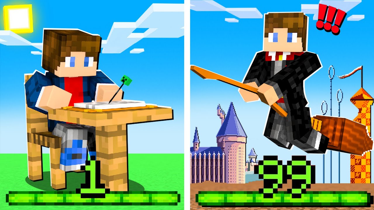 MINECRAFT ale EXP ZMIENIA SZKOŁĘ!