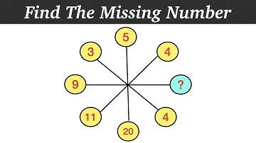 Find The Missing Number - Missing Circle Puzzle
