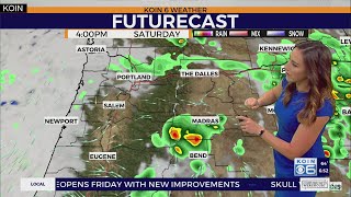 Thunderstorm chance continues in Portland through the weekend