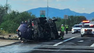 Tanker truck accident on SR 90 bypass reroutes Sierra Vista traffic