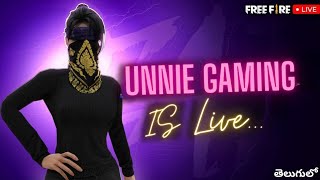 🔴[Live] FREE FIRE GIRL LIVE (UNNIE GAMING) !! #Freefirelive #freefire #ff