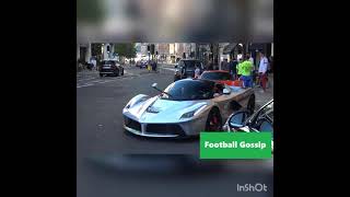 Arsenal's Aubameyang Driving His £3 Million Ferrari In London