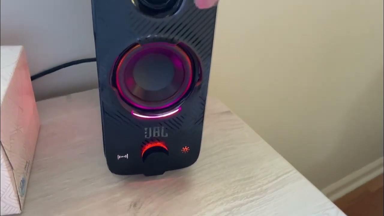 JBL Quantum Duo computer speaker review and demo YouTube