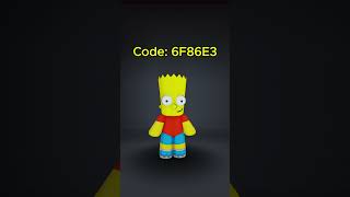Bart Simpsons Avatar In Roblox!! #robloxugc #roblox #edit #bartsimpson #bartsimpsons #thesimpsons