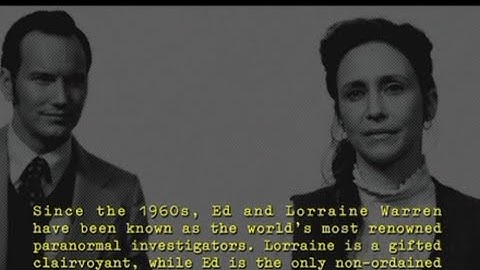 What are you guys | The conjuring 2013 clip plus the intro