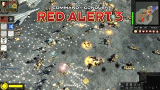 Red Alert 3 War of Power MOD Soviet Land and Air Gameplay | Helicopters with Flare/Countermeasure!!?