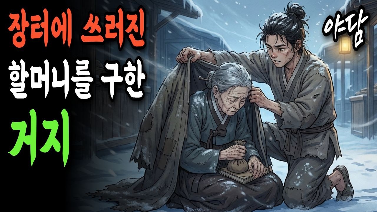 거지가 살린 할머니의 놀라운 정체 #옛날이야기 #야담
