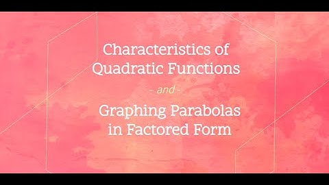 Algebra 1 8.2 worksheet characteristics of quadratic functions answer key