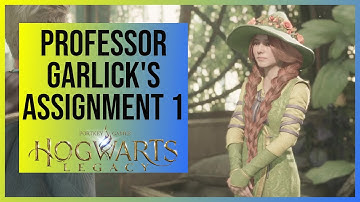 Hogwarts Legacy: Professor Garlicks Assignment 1 | How to unlock Wingardium Leviosa Spell