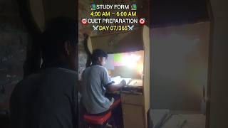 CUET Preparation Day 7 📚 | 12 Hours Study Motivation #motivation #study #4am