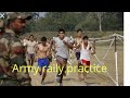 Army running practice