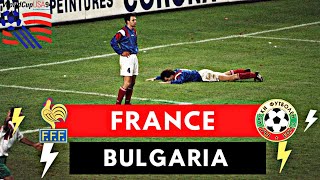 France vs Bulgaria 1-2 All Goals & Highlights ( 1994 World Cup Qualification )