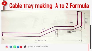 Cable tray making theory ! Cable tray making formula ! A to Z Formula