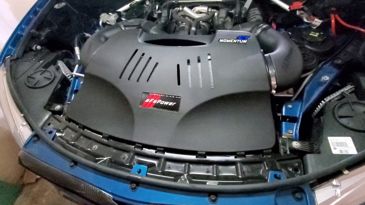 BMW F85 X5M AFE intake installed YouTube