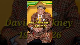 RIP David Hockney, English painter, stage designer, photographer.