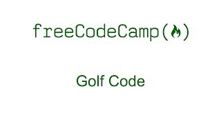 Celebrity Golf Code - Free Code Camp Profile