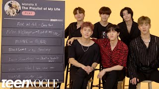 Monsta X Creates The Playlist of Their Lives | Teen Vogue