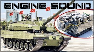 [1500Hp] Türk Altay Tankı Motor Sesi / Turkish Altay Tank Engine Sound [HD]