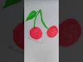 😃🍒Brush pen drawing🎉#entertainment#trending#brushpen#art&craft#colors#satisfying#drawing🫶