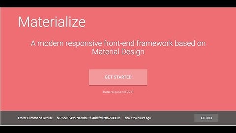 Material Css | Introduction | Tutorial 360 | Part 1