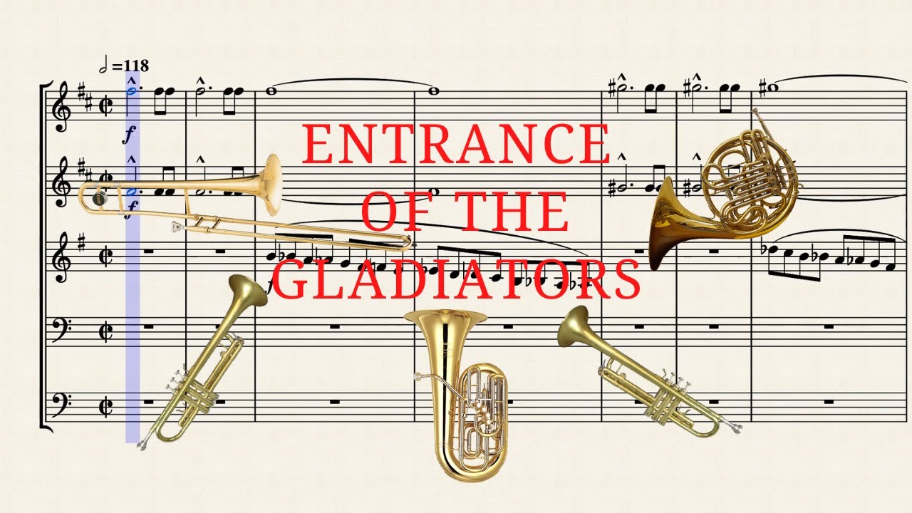 the entrance of the gladiators