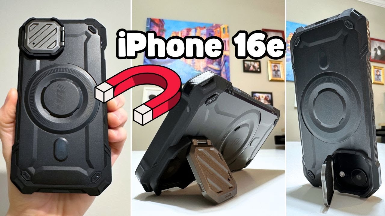 SupCase UB MAG XT MagSafe Lens Cover Kickstand Case for iPhone 16e | Full Demo + Review