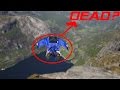 Wingsuit death on 3000ft drop captured on gopro