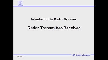 Radar Transmitter+Receiver Lec 10
