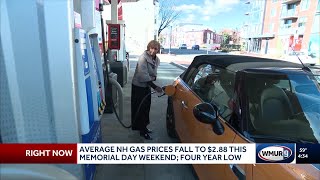 Average gas prices in NH fall to 2 88