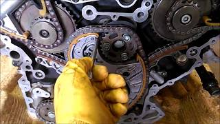 УСТАНОВОЧНЫЕ МЕТКИ ЦЕПЕЙ ГРМ / AUDI 3.0d TDI - АУДИ 3.0/ INSTALLING TIMING CHAINS